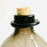 Blown Glass Wasp Catcher Style Tequila / Mezcal Bottle -Smoke
