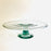Blown Glass Cake Stand with the Bell - Large